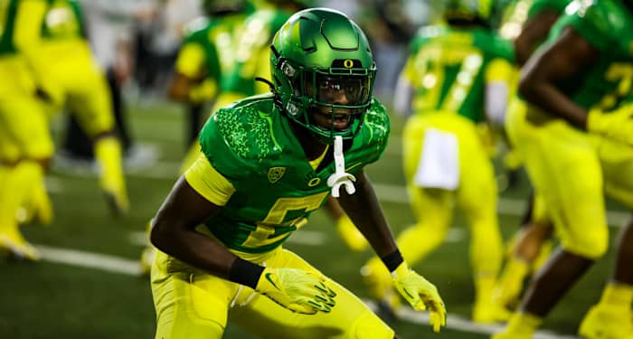 Oregon Ducks cornerback Jahlil Florence before facing the Stanford Cardinal.