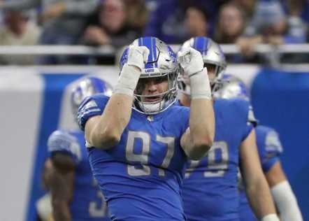 Detroit Lions edge rusher Aidan Hutchinson