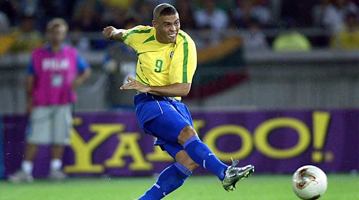 Ronaldo led Brazil to the World Cup title in 2002.