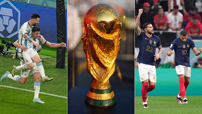 Argentina and France are playing for the 2022 World Cup title