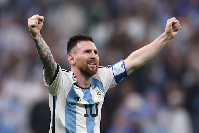 Argentina captain Lionel Messi pictured during the 2022 FIFA World Cup final