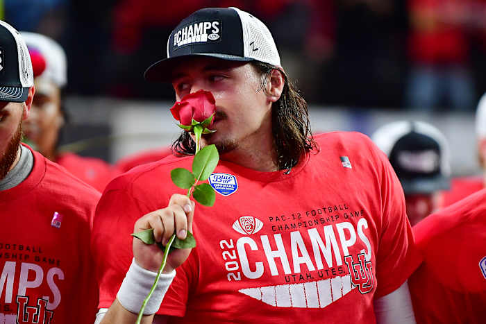 Utah Quarterback Cameron Rising