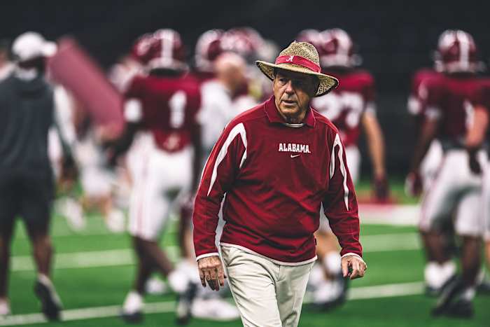 Nick Saban - Alabama Football Practice - 2022 Sugar Bowl