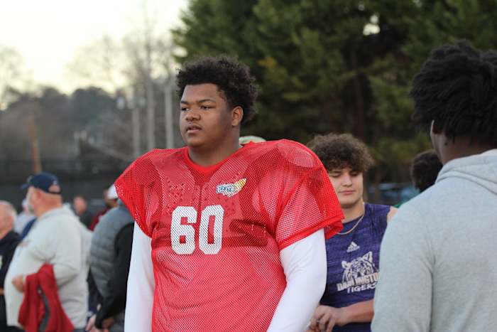 Nick Brooks, 2025 OT - Brooks is one of the most physically dominant prospects in the state. He stands 6-8 and 330 lbs. as a sophomore. Holds 4 P5 offers.