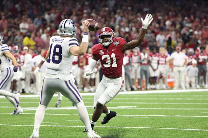 Linebacker Will Anderson Jr. during his final Alabama game