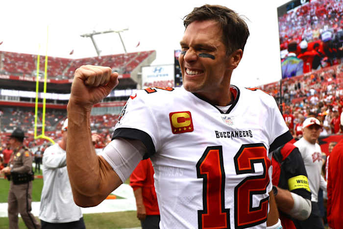 Tampa Bay Buccaneers quarterback Tom Brady