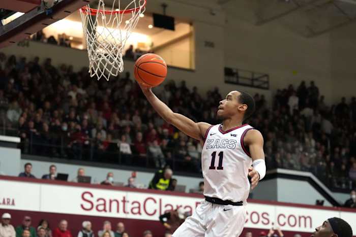 gonzaga bulldogs santa clara wcc basketball 20238