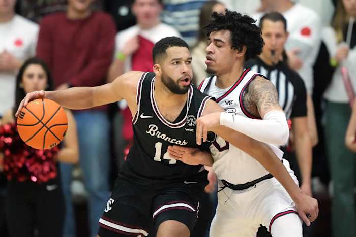 gonzaga bulldogs santa clara wcc basketball 202316