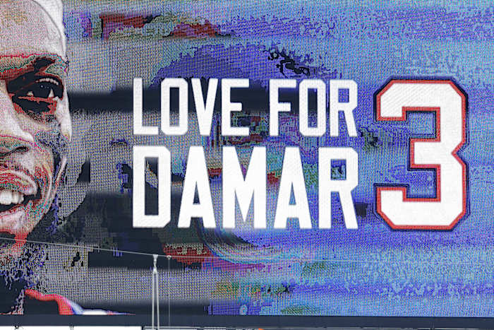 NFL teams honored Bills player Damar Hamlin across the league Sunday in Week 18.