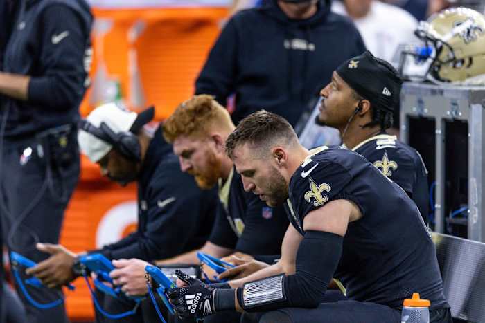 Jameis Winston sitting the bench