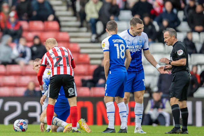 Stroud refereeing Sunderland vs Wigan at the stadium of light in October earlier this season.  