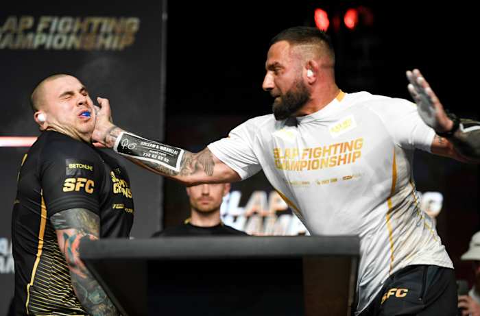 Schwarzenegger backed a slap fighting championship last year in Columbus, Ohio, adding a dash of credibility to the, ahem, sport.