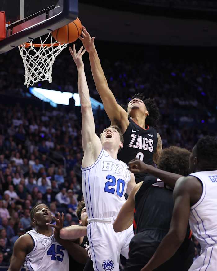 Gonzaga Bulldogs BYU Cougars36