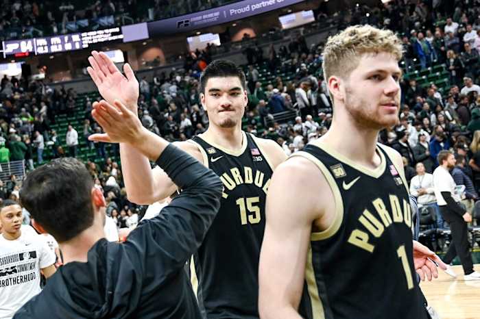 Zach Edey after game againt Michigan State