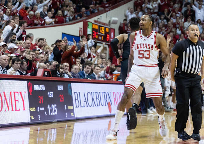 IndianaTamarBatesMichiganStateBench