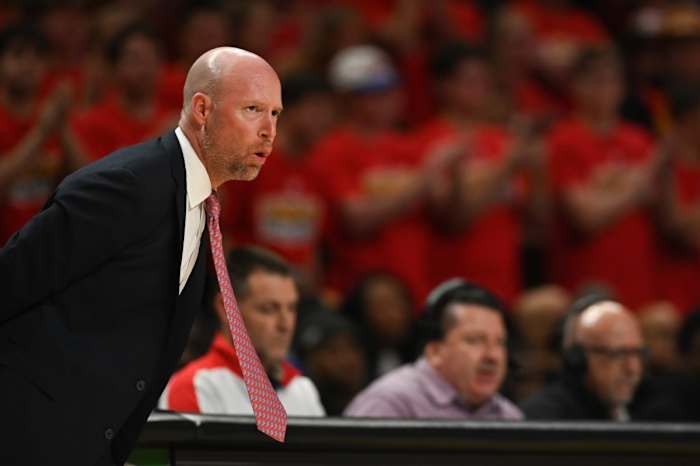Maryland Terrapins head coach Kevin Willard reacts during the first half Indiana Hoosiers at Xfinity Center.