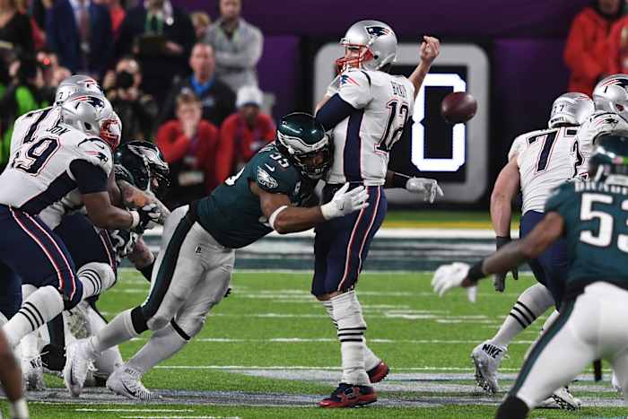 Brandon Graham strip-sacks Tom Brady in Super Bowl LII a pivotal moment in career of Eagles DE