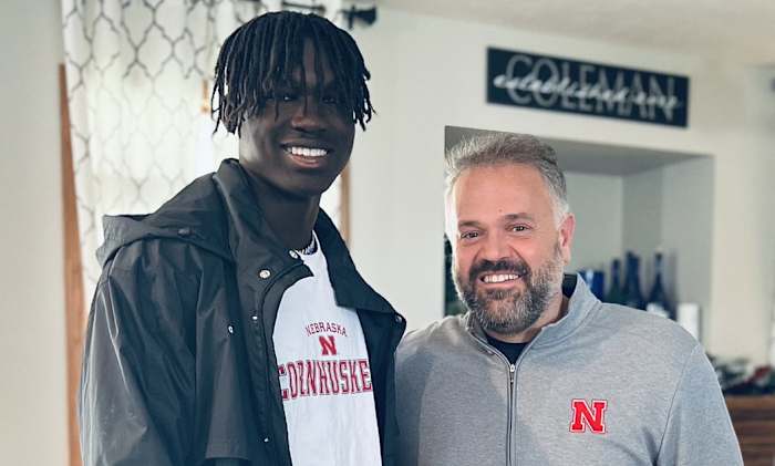 Malachi Colemand and Matt Rhule