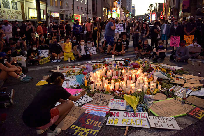 As protests surrounding the killing of George Floyd stirred up, in the summer if 2020 (here in L.A.), Kaepernick sketched out how he might be able to provide clarity to families in similar situations.