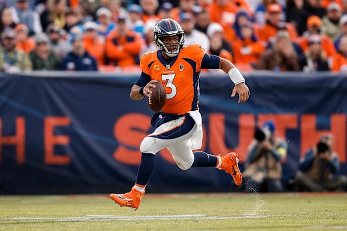 Russell Wilson was sacked 55 times in his first year with the Broncos.