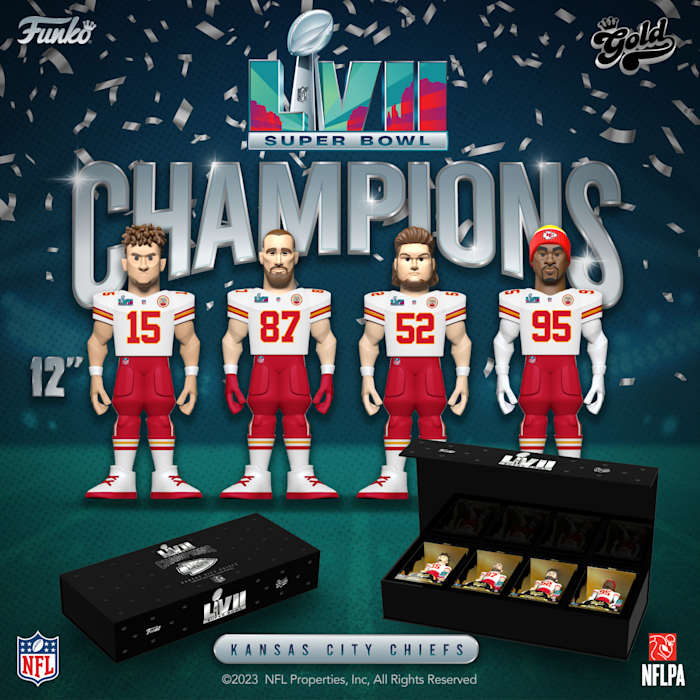 Kansas City Chiefs Funko Gold 4 Pack - $199.99