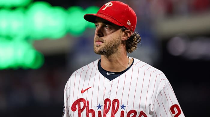 Phillies pitcher Aaron Nola