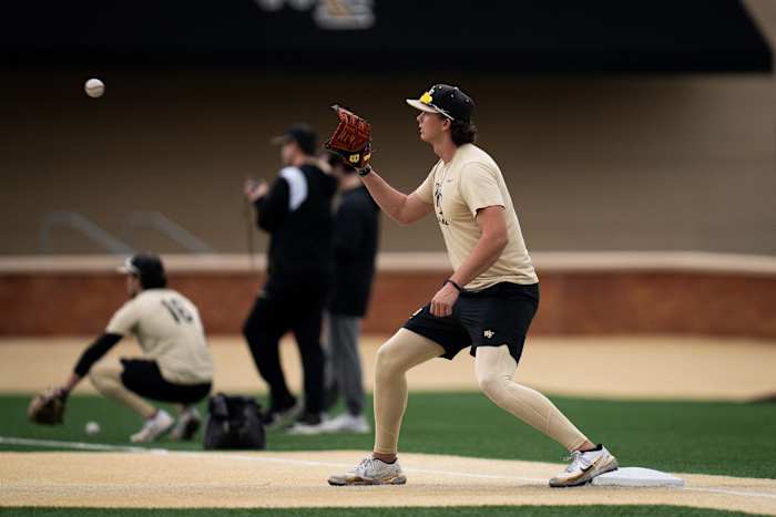 First baseman Nick Kurtz