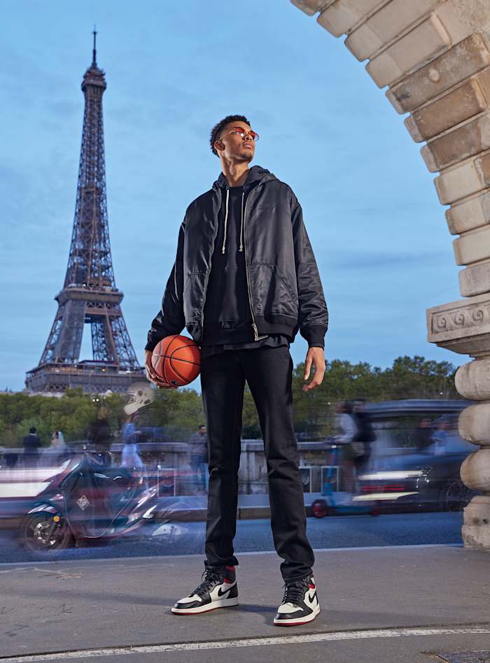 Wembanyama is a towering presence in France, where he currently plays for Metropolitans 92.