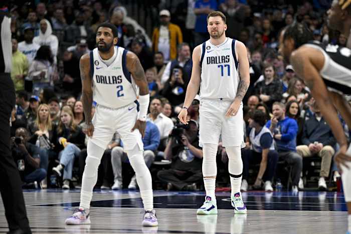 Dallas Mavericks Kyrie Irving and Luka Dončić