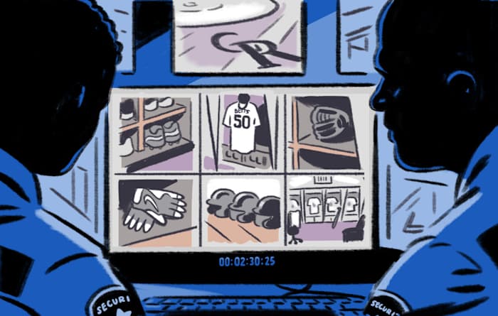 The Rockies pored over security footage looking for clues.