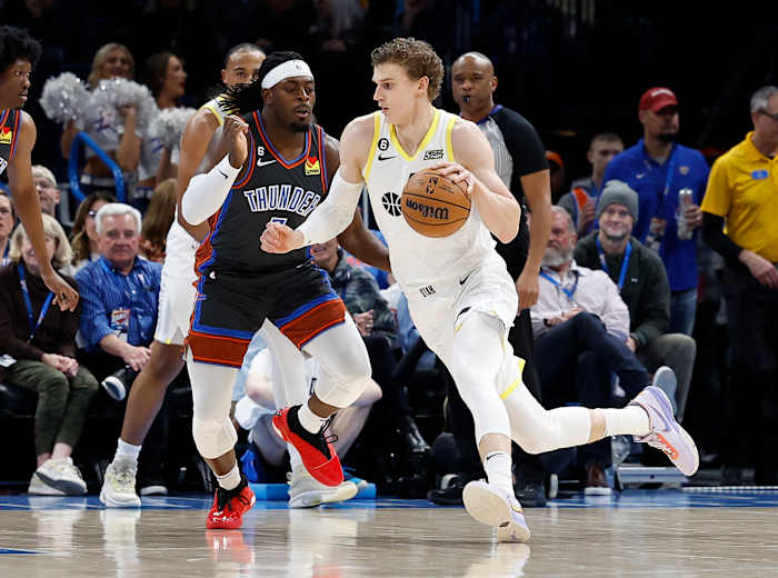 Lu Dort, Lauri Markkanen, OKC Thunder, Utah Jazz