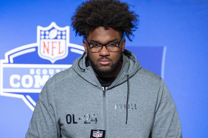 Paris Johnson Jr. Combine picture