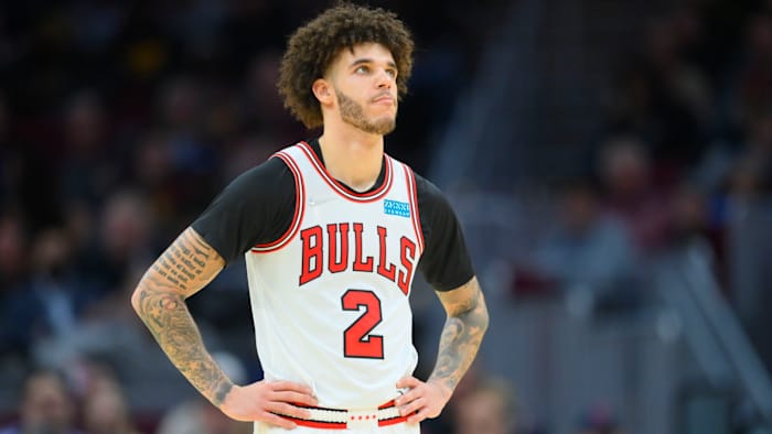 Chicago Bulls guard Lonzo Ball.