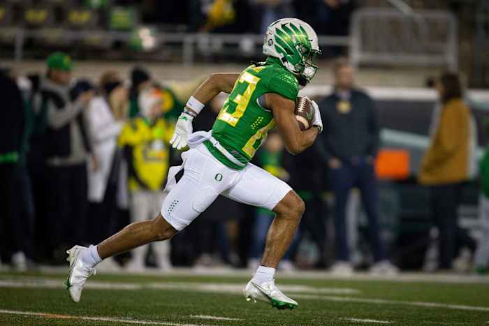 Oregon Ducks wide receiver Josh Delgado.