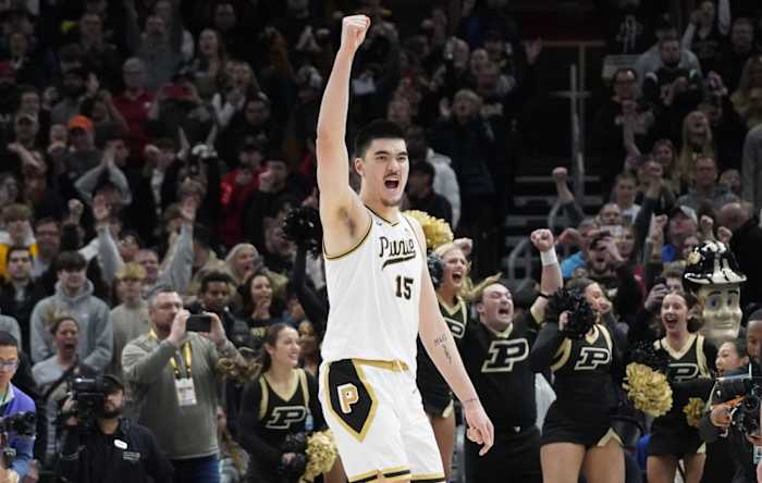 Zach Edey vs Penn State big ten title