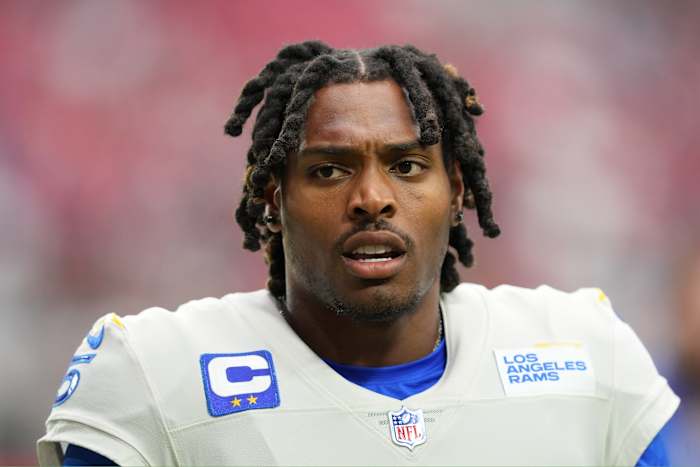 CB Jalen Ramsey with the Rams during the 2022 NFL season