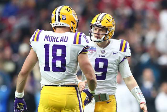 Joe Burrow, Foster Moreau