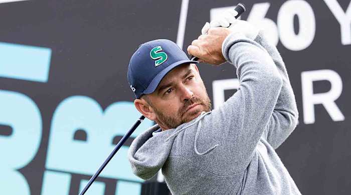 Louis Oosthuizen is pictured at the 2023 LIV Golf Tucson event.