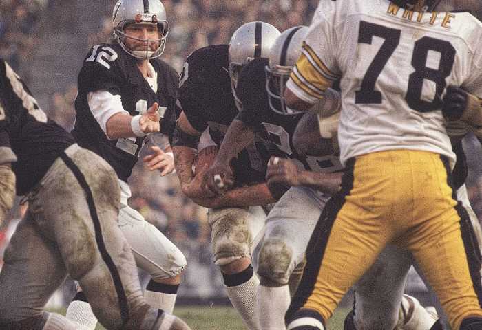 Ken Stabler was one of the greatest Raiders and led the team to a Super Bowl win over the Vikings.