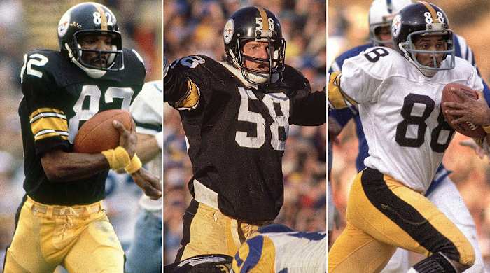 John Stallworth, Jack Lambert and Lynn Swann were all drafted in 1974 and went on to make the Hall of Fame.