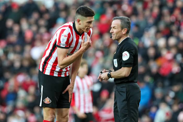 Keith Stroud referee Ross Stewart Sunderland
