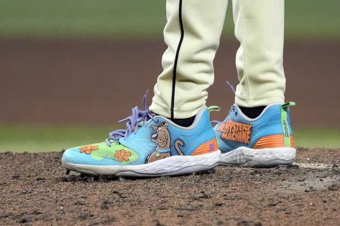 Drey Jameson in custom Scooby Doo Shoes