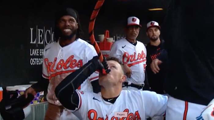 Baltimore Orioles’ “Homer Hose” celebration