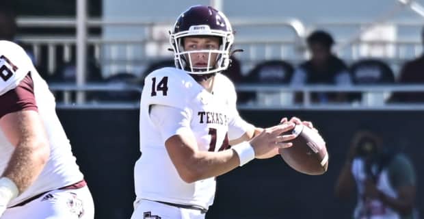 Former LSU and Texas A&M quarterback Max Johnson transferred to North Carolina for the 2024 season.
