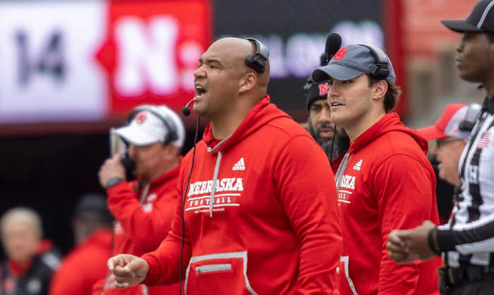 Tony White cropped 2023 Nebraska football spring game defensive coordinator