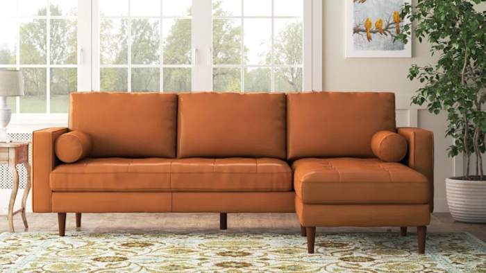Allayah Leather Sectional 