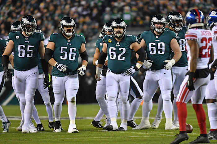 Philadelphia Eagles offensive line.