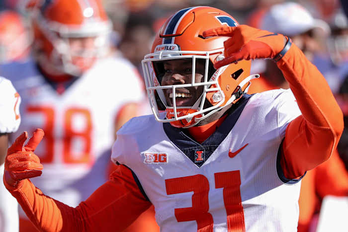 Illinois cornerback Devon Witherspoon