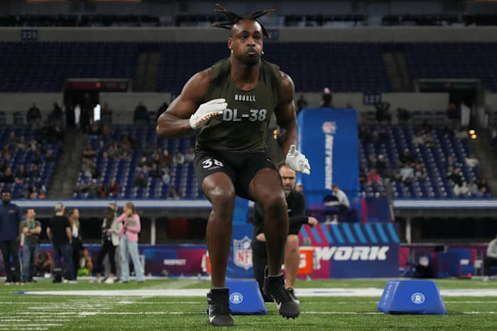 Iowa State DE Will McDonald at the 2023 NFL Combine