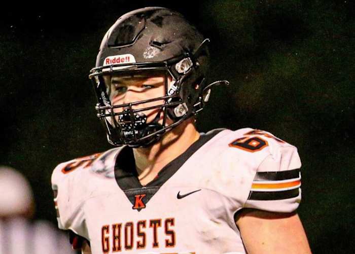 Offensive lineman Mitch Verstegen from Kaukauna High School in Wisconsin committed to Indiana on Tuesday.